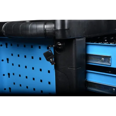 Інструментальна шафа з набором 220 інструментів, 7 шухляд Bass Polska 3063