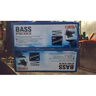 Набір гаражних інструментів 16 шт. з ковадлом і лещатами Bass Polska 3277