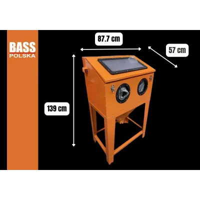Кабінний піскоструминний апарат з верхнім завантаженням 250 л Bass Polska 4267