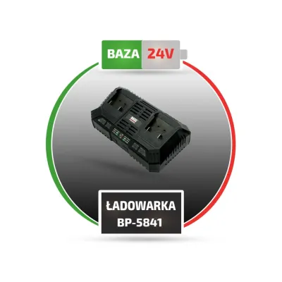 Зарядний пристрій для акумуляторів 24 В Li-Ion, 2×24 В Bass Polska 5841