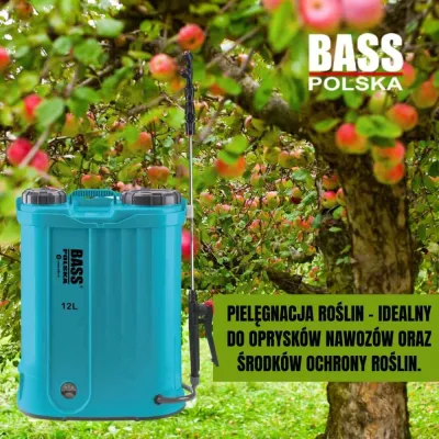 Акумуляторний ранцевий обприскувач 12 л Bass Polska 8626