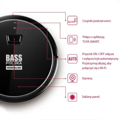 Робот-пилосос зі шваброю, камерою та TUYA SMART