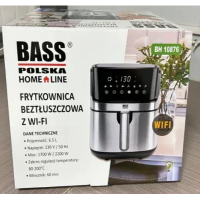 Аерогриль 6,5 л з Wi-Fi Bass Polska BH 10876
