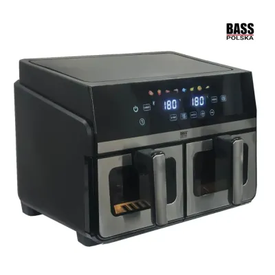Двокамерна фритюрниця з аерогрилем 2x4,5 л Bass Polska