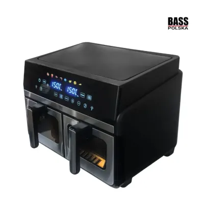 Двокамерна фритюрниця з аерогрилем 2x4,5 л Bass Polska