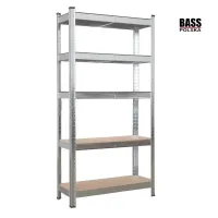 Металевий стелаж 180×90×40 см, оцинкований Bass Polska BH 30601