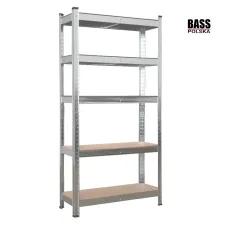 Металевий стелаж 180×90×40 см, оцинкований Bass Polska BH 30601